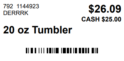 dual pricing label