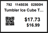 dual pricing tag two prices