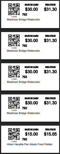 pdf generated labels