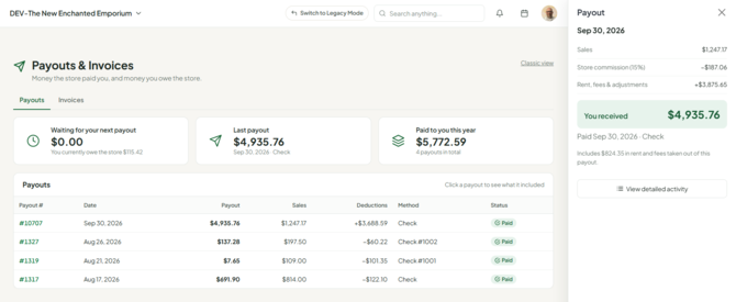 sETTLEMENTS pAYOUT