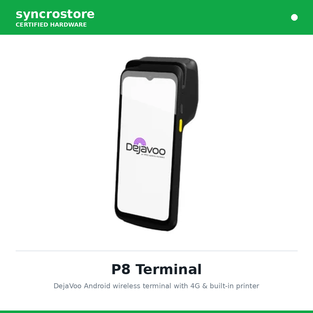 Dejavoo P8 Terminal